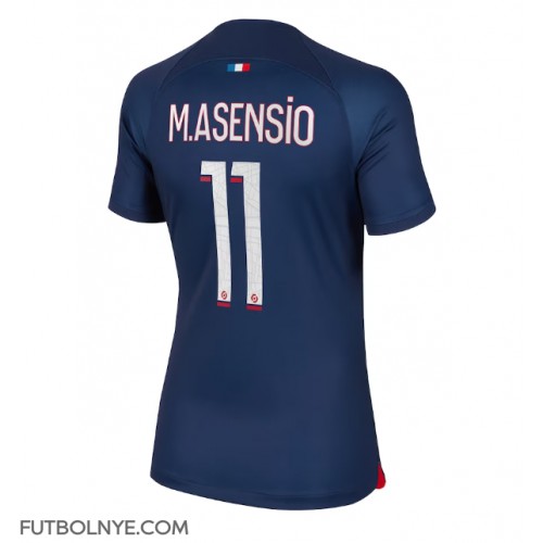Camiseta Paris Saint-Germain Marco Asensio #11 Primera Equipación para mujer 2023-24 manga corta
